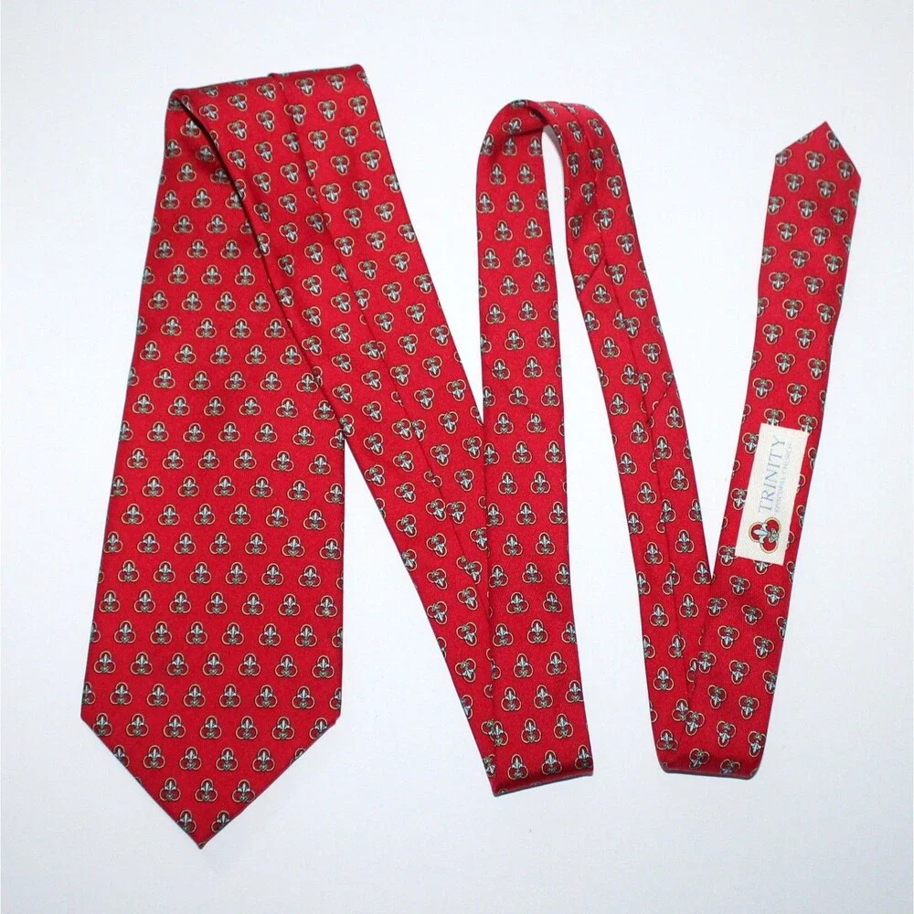 Vineyard Vines Necktie custom collection Trinity Episcopal Church Silk red